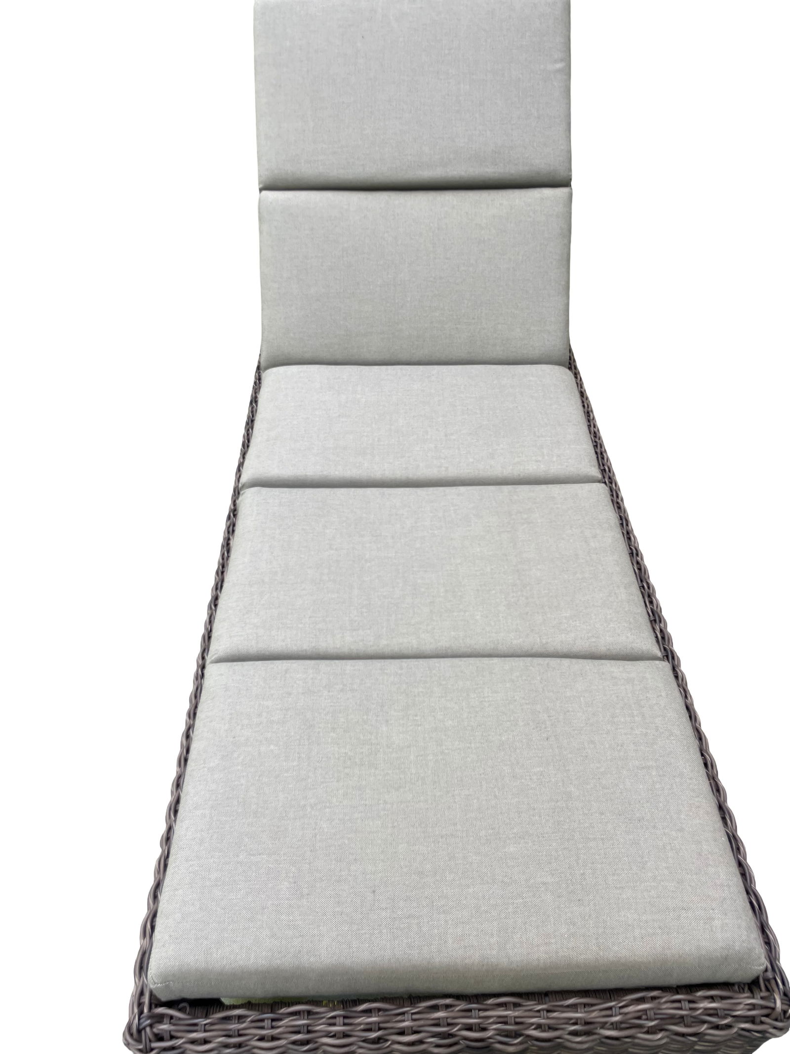 Two Adjustable Wicker Outdoor Chaise Lounge with Cushions (1 of 5)