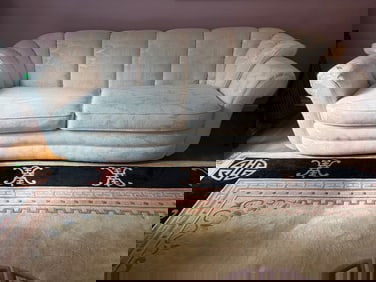 White Upholstered Sofa by International Furniture