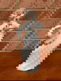 Retired NAO by Lladro 8-Inch Angel Playing Mandolin Porcelain Figurine