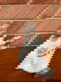 Vintage Lladro ‘Angel Mandolin’ Figurine, Black Legacy Collection (#4537)