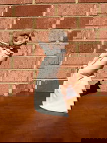 Lladro #4960 ‘Curious Angel with a Lantern’ Porcelain Figurine