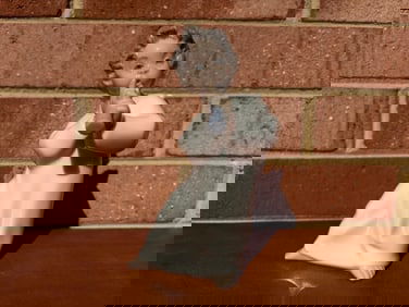 Vintage Lladro #4540 Angel Cherub Figurine with Flute Horn