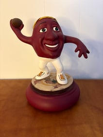 Vintage Washington Redskins Music Box Figurine