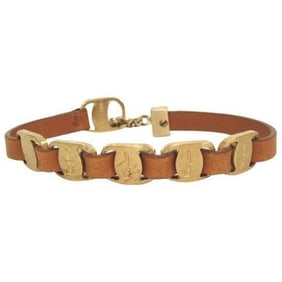 Christian Dior - Amazing! - Clear Lucite/Gunmetal Studded Bracelet cuff is comprised of 'Dior' in
