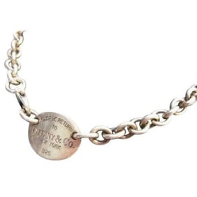Vintage Tiffany & Co Sterling Silver 'Return to Tiffany' necklace