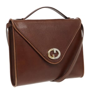 Gucci camel lizard skin leather original '1973 style' two-way bag