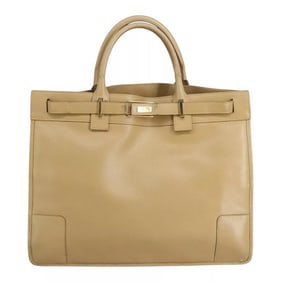 Gucci light gold leather Birkin style satchel by Tom Ford