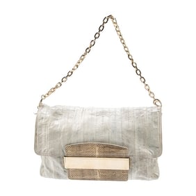 Jimmy Choo Eel Skin Two-Way Shoulder Bag