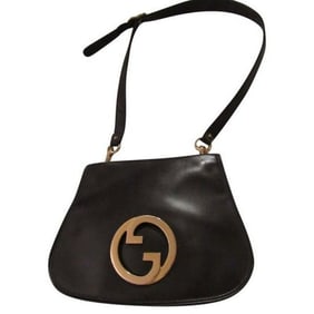 Mod, RARE, delicious, chocolate brown leather, Gucci 'Blondie', shoulder style, saddle bag with