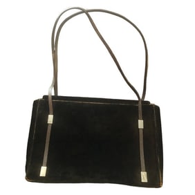 Gucci velvet purse with python straps