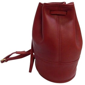 vintage, Coach, 'Bixby', large, drawstring top, bucket shaped, satchel style, sling style shoulder