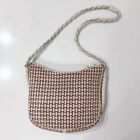 Gucci red white & blue intrecciatio leather XL hobo