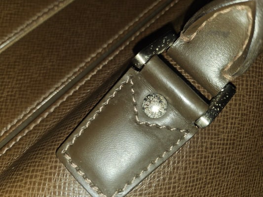 Louis Vuitton Brown Leather Multi Compartment Briefcase/Portfolio - 3