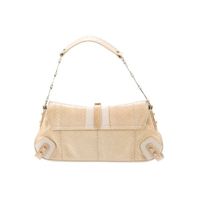 Dolce & Gabbana Python Top Handle Baguette - 4