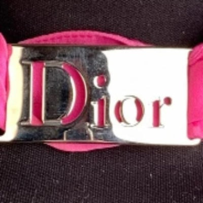 Dior Pink Removable Chrome Ring Scarf - 3