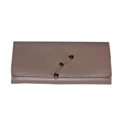 Prada Pale Pink Nude Leather Wallet: For sale is a PRADA, nude-pale pink leather, bi-fold style, extra large wallet with six large compartments, back zip pocket, lots of card slots, & dual snap closure! This is a great looking, sleek