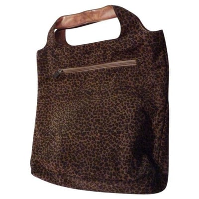 Bottega Veneta Vintage Pursesdesigner Purses Animalleopard Print Silk And Leather Tote: For sale is a Bottega Veneta, leopard print silk fabric & nude leather, tote style purse with an exterior zip pocket! This is an early and rare piece from Bottega Veneta that will be the only anim