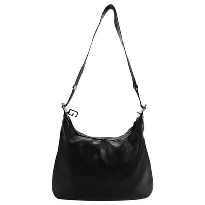 Gucci Shoulder Style With Locking Chrome G Black Leather Hobo Bag: SALE!!! SALE!!! SALE!!! SALE!!! SALE!!! SALE!!! SALE!!! SALE!!! SALE!!! SALE!!! SALE!!! SALE!!! SALE!!!For sale is a Gucci, black glove leather, extra large size, hobo style shoulder bag with a G latc