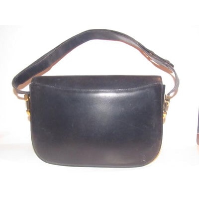 Bally Navy Blue Leather Shoulder Bag - 4