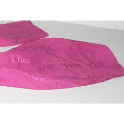 Dior Pink Removable Chrome Ring Scarf - 3
