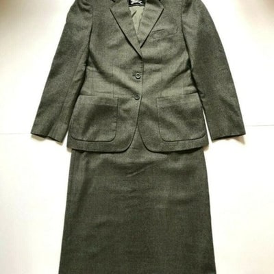 Burberry Prorsum, Heather Grey Wool, Size 12, Blazer - 4