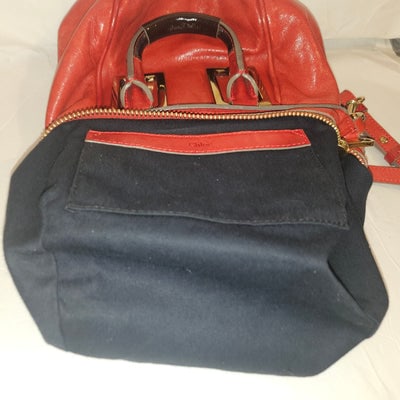 Chloe red leather Edith two-way purse - 3