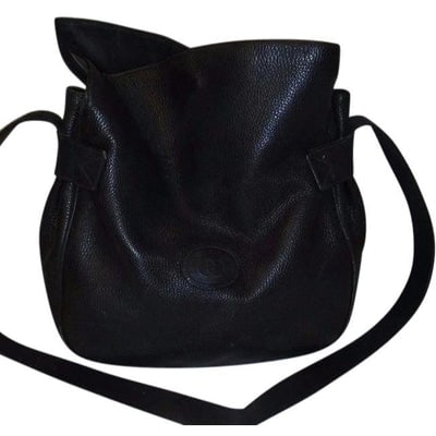 Gucci Vintage Pursesdesigner Purses Midnight Blueblack Leather Satchel: * For sale is a vintage, AMAZING, Gucci, buttery soft, midnight blue/black textured leather, large, asymmetrical top, bucket shaped, shoulder bag! It is a perfect, very dark blue or black, everyday