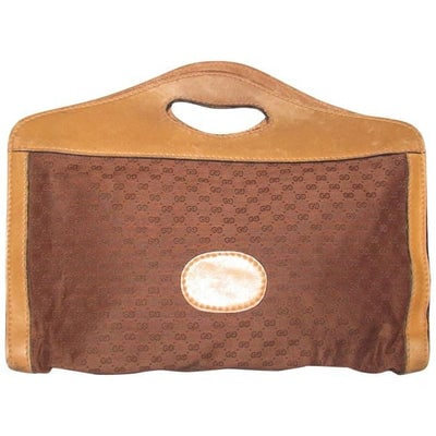Gucci Vintage Pursesdesigner Purses Btrown Small G Logo Print Fabric And Camel Leather Jacquard Canv: For sale is a vintage, Gucci, Guccissima/brown small G logo print fabric and camel leather, rare, large tote with a leather port hole/punch top handle center and open top! It is a classic, gorgeous ba