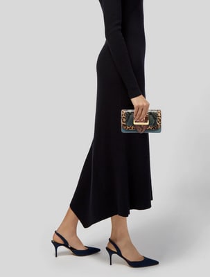 Burberry House Check Patchwork Buckle Clutch/Cross body - 4