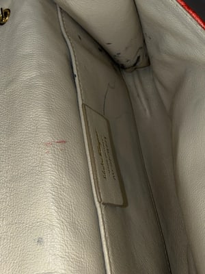 Ferragamo red python two way cross body - 3