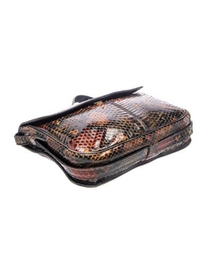 Fendi multi-colored python leather two-way crossbody - 3
