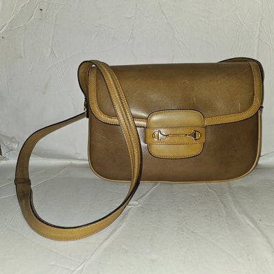 Gucci original 1955 horse-bit toffee & camel leather purse (1 of 4)