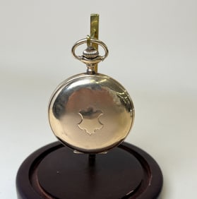 14K Yellow Gold Swiss Hunter's Pocket Watch
