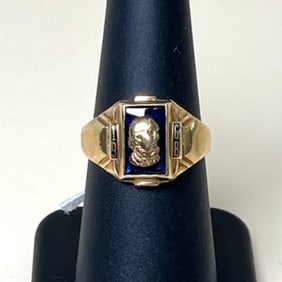 Class of 1968 10k Class Ring Size 7.25