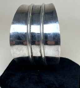 Substantial Mexican 925 Sterling Silver Cuff