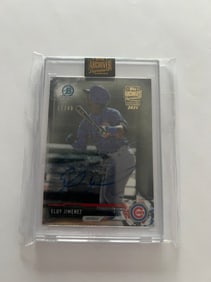 Signed Eloy Jimenez Baseball #17/49 Card