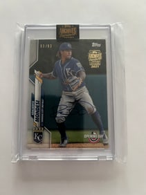 Signed Adalberto Mondesi Baseball #93/93 Card