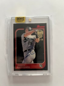 Signed Jeff Conine Baseball #21/30 Card