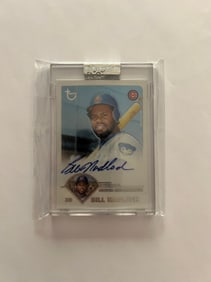 Signed Bill Madlock Baseball Card