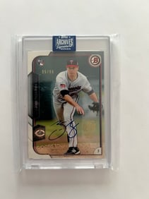 Signed Trevor May Baseball #95/99 Card