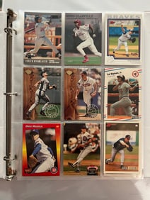 A Binder of  Baseball Cards