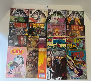 A Bundle of 16 Collectible Comics Comic Books