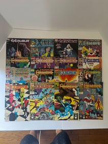 A lot of 16 Excalibur Collectible Comics Comic Books