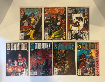 A Bundle of 7 Generation X Comics Comic Books