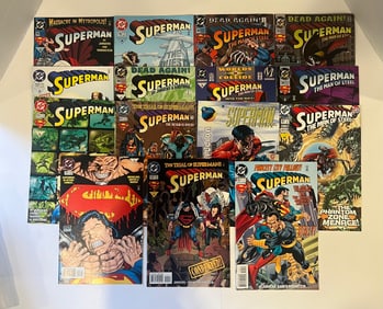 A Bundle of 15 Superman Comics Comic Books