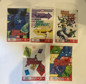 A Bundle of 5 Young Avengers Collectible Comics Comic Books