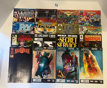 A Bundle of 16 Collectible Comics Comic Books