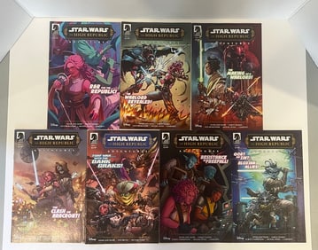 A Lot of 7 Star Wars High Republic Collectible Comics Comic Books