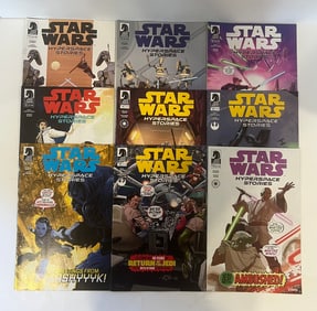 A Lot of 9 Star Wars Collectible Comics Comic Books
