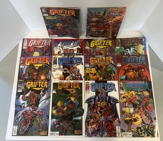 A Lot of 14 Grifter Collectible Comics Comic Books